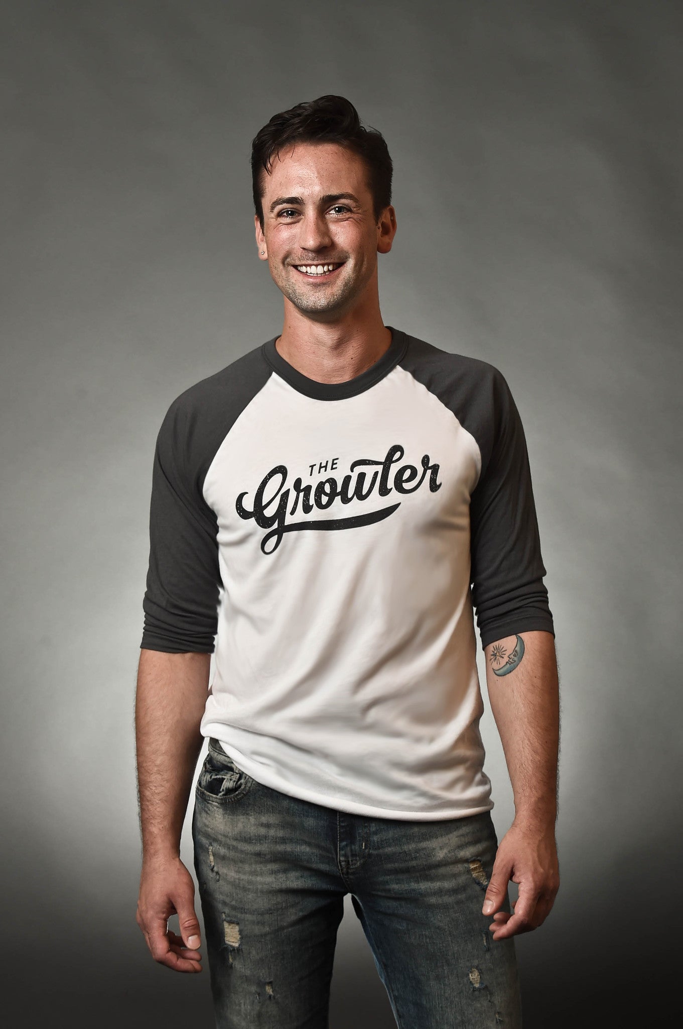 The Growler Logo Baseball Tee