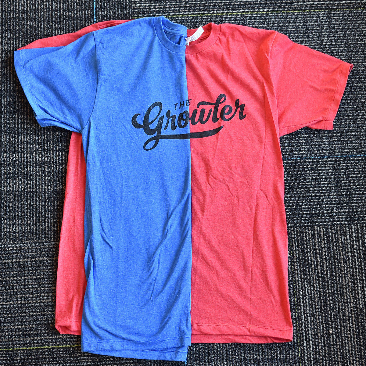 Unisex Growler Script Tee Blue