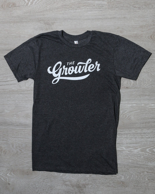 Unisex Growler Script Tee Charcoal