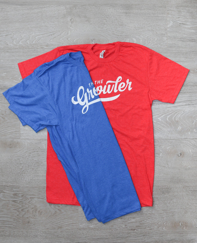 Unisex Growler Script Tee Red