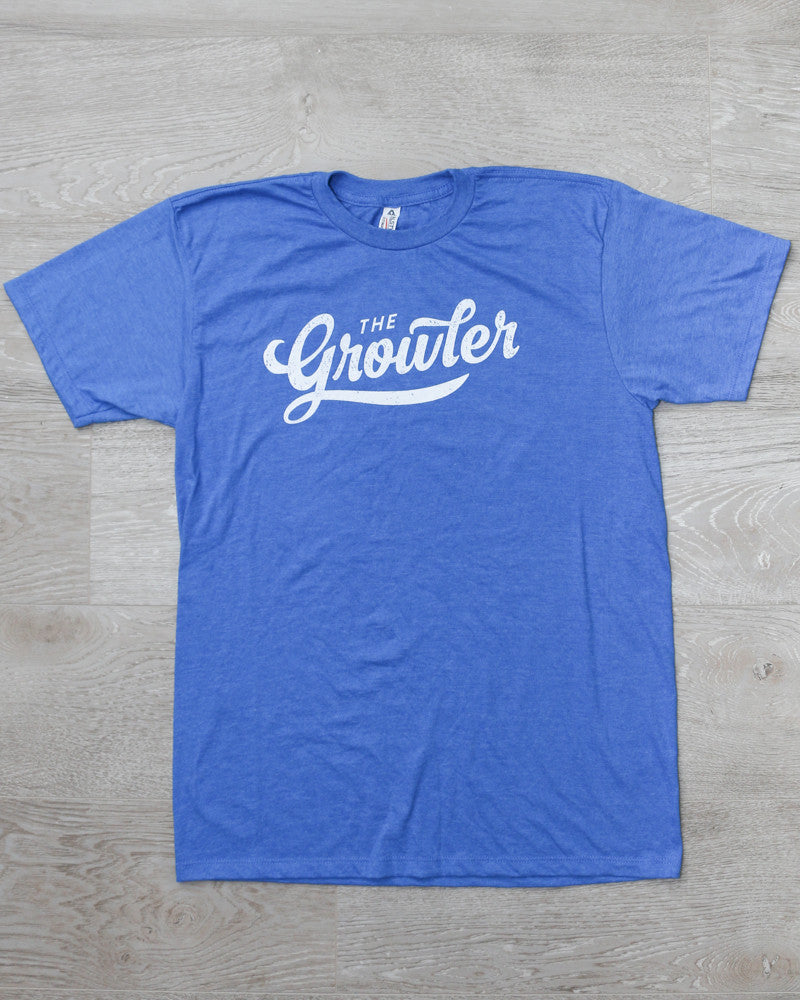 Unisex Growler Script Tee Blue