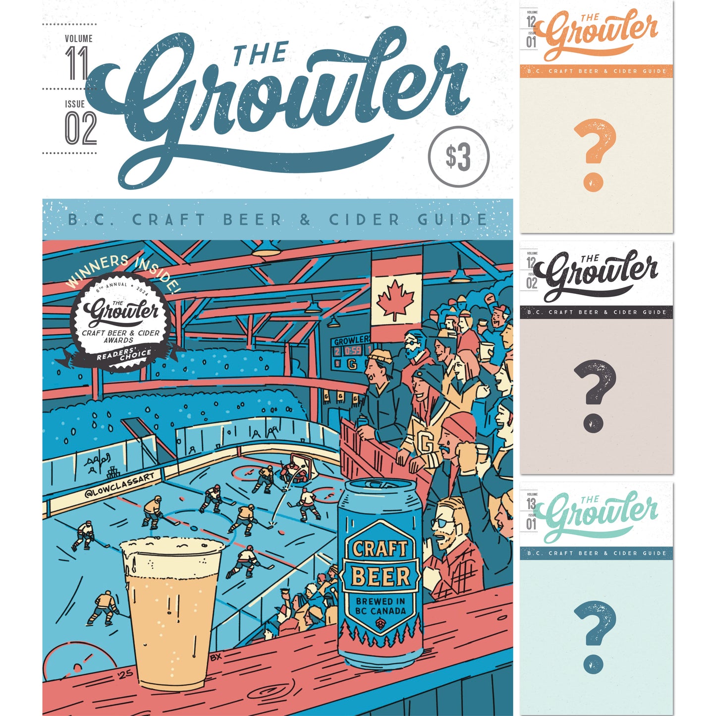 PRE-ORDER: The Growler B.C. Four-Issue Subscription
